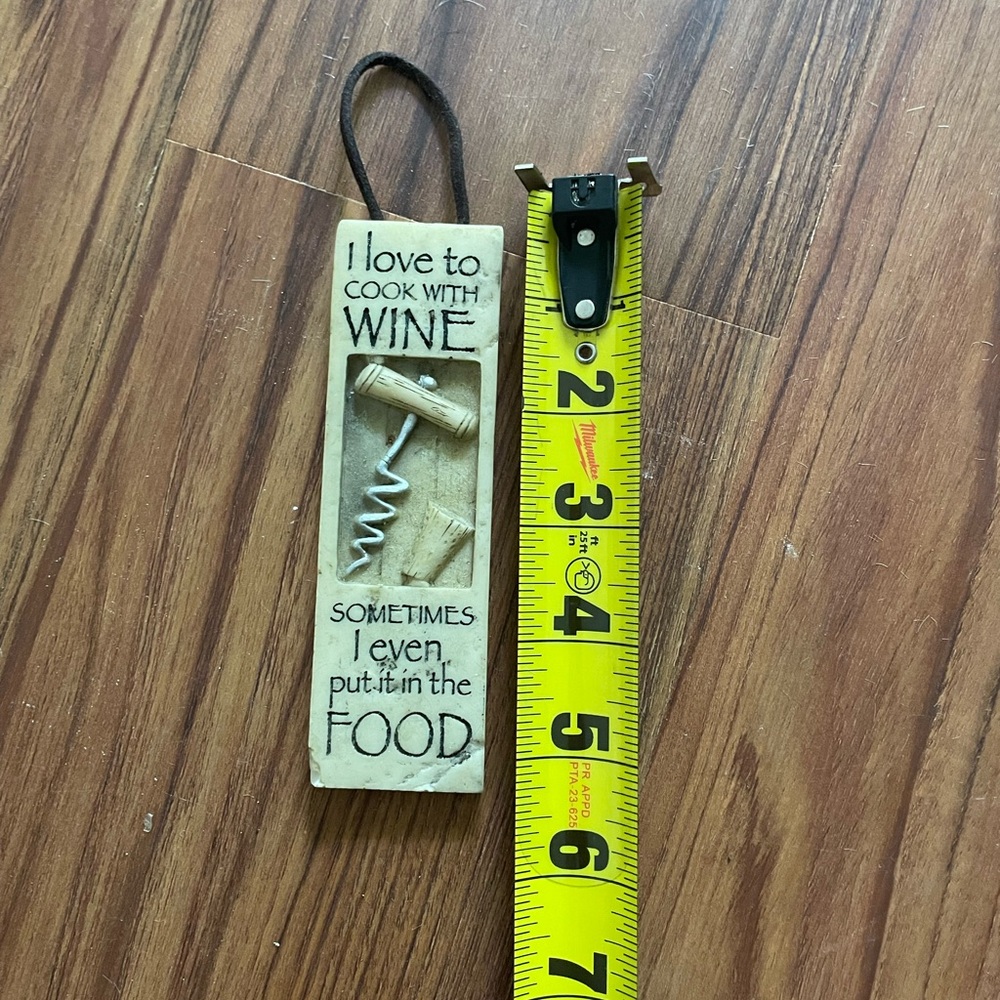 Wooden Wine Corkscrew Wall Decor